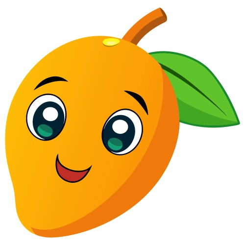 Craft Supply Classroom Cutout | Cartoon or Plain Mango Fruit Cutout